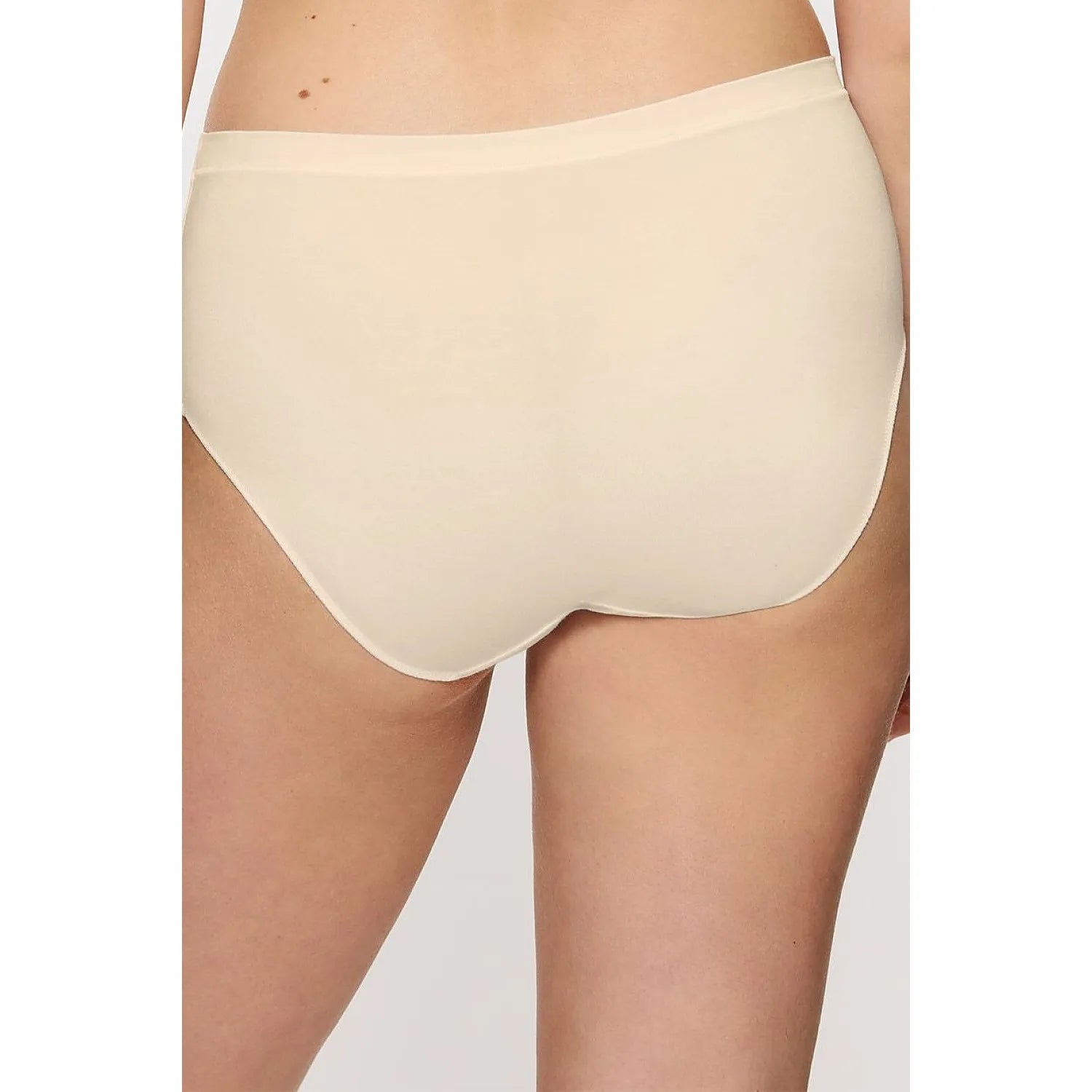 Culotte midi beige Triumph Modal Sense, taille haute, ajustement confortable, tissu modal doux et respirant.