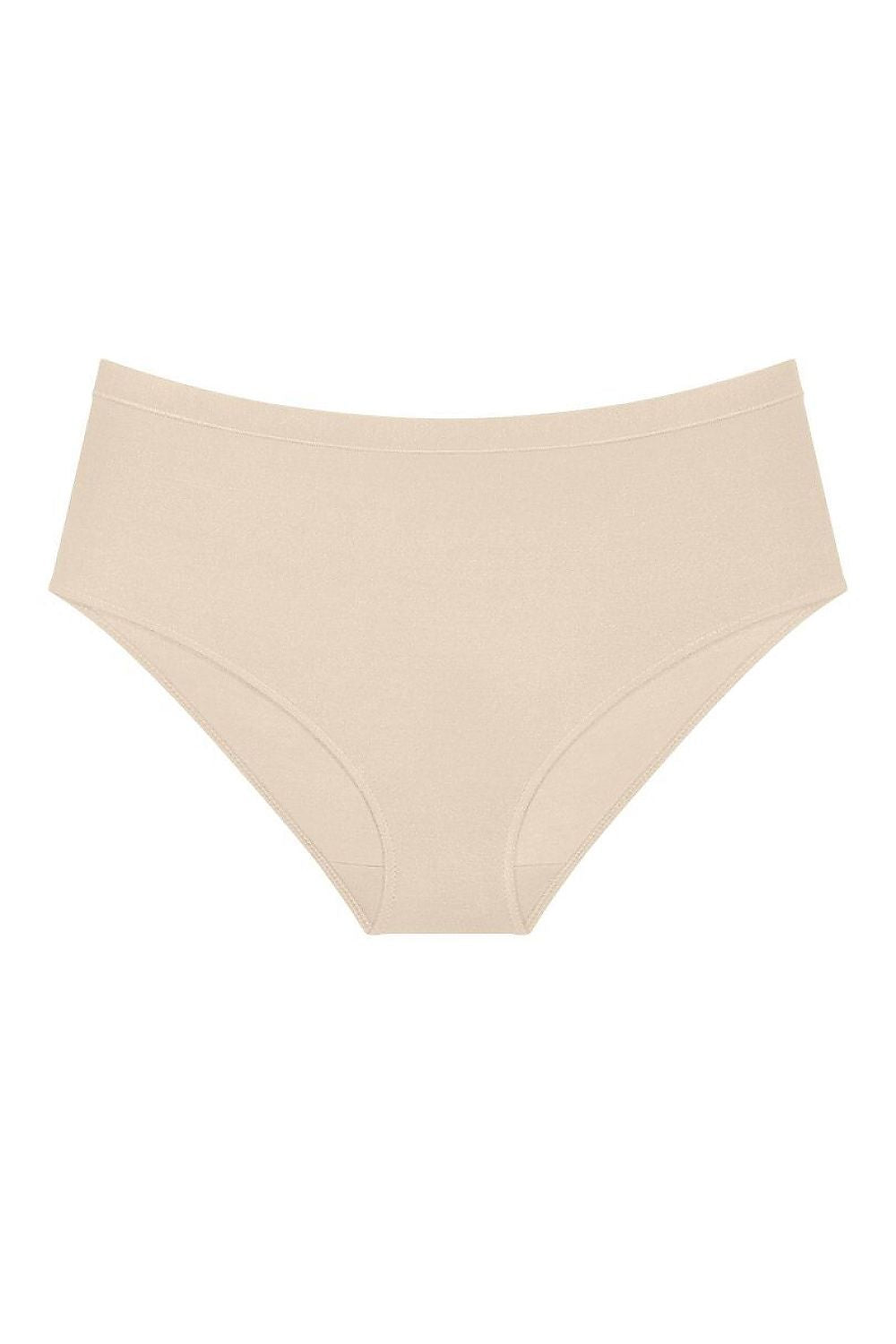 Culotte beige Triumph modèle 230304, taille haute, modal doux, design minimaliste, confort quotidien, respirabilité.