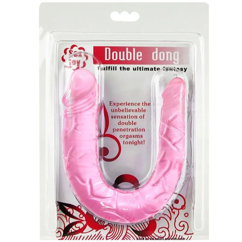 Double Gode Translucide Tpr Compact Femme