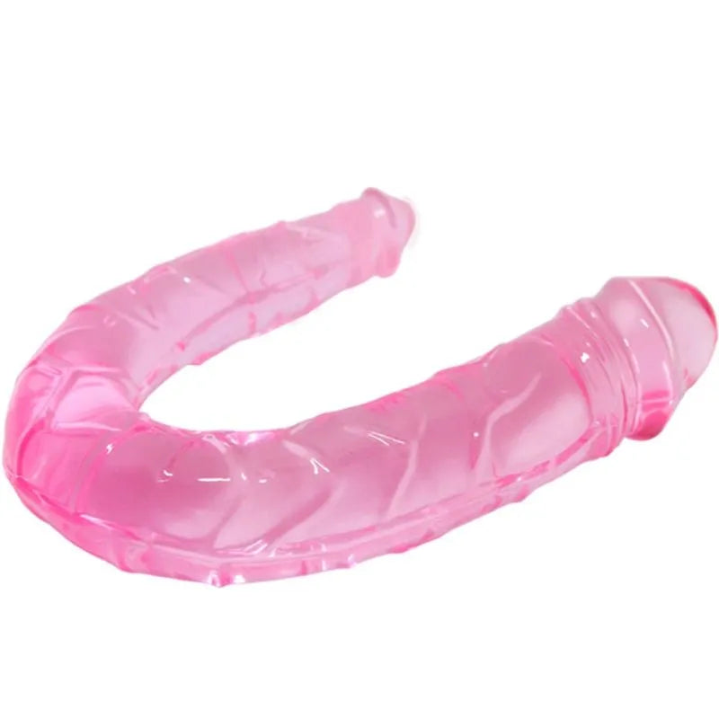 Double Gode Translucide Tpr Compact Femme