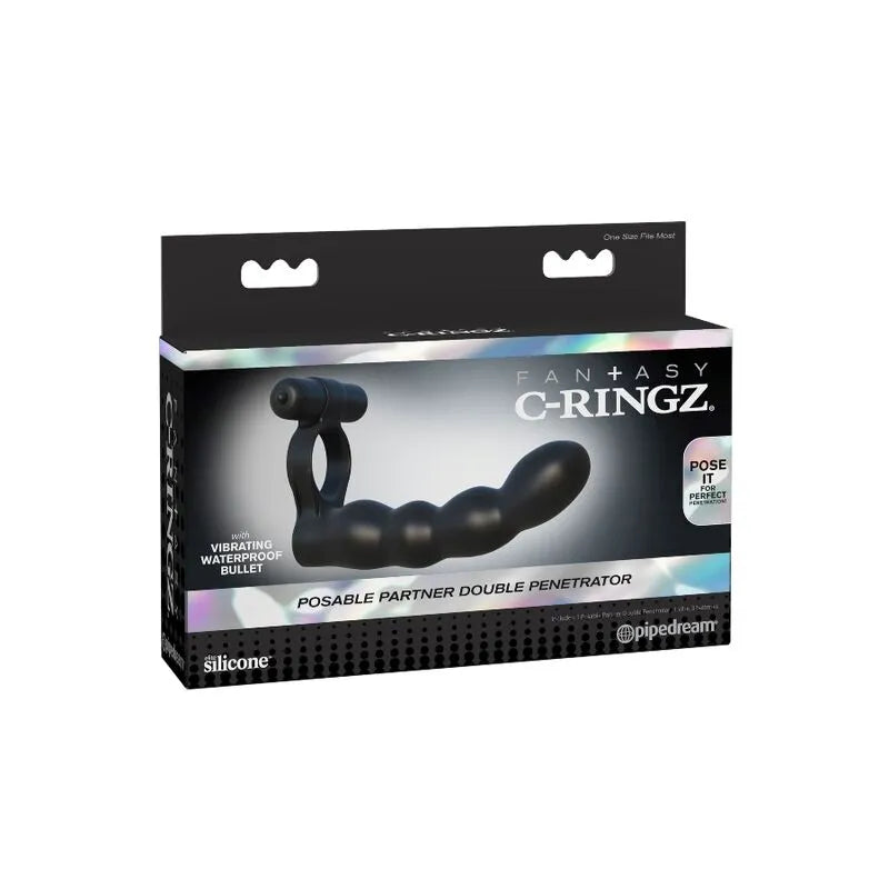 Double Pénétrateur En Silicone Posable