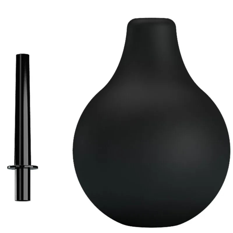Douche Anale Caoutchouc Noire Imperméable