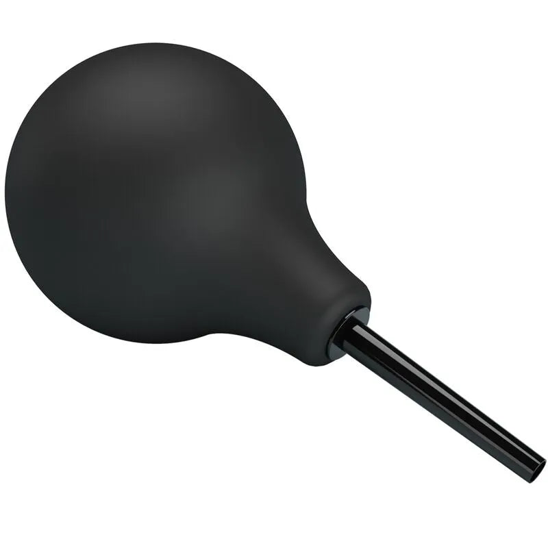 Douche Anale Caoutchouc Noire Imperméable