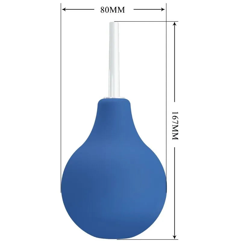 Douche Anale Rechargeable Bleu Caoutchouc