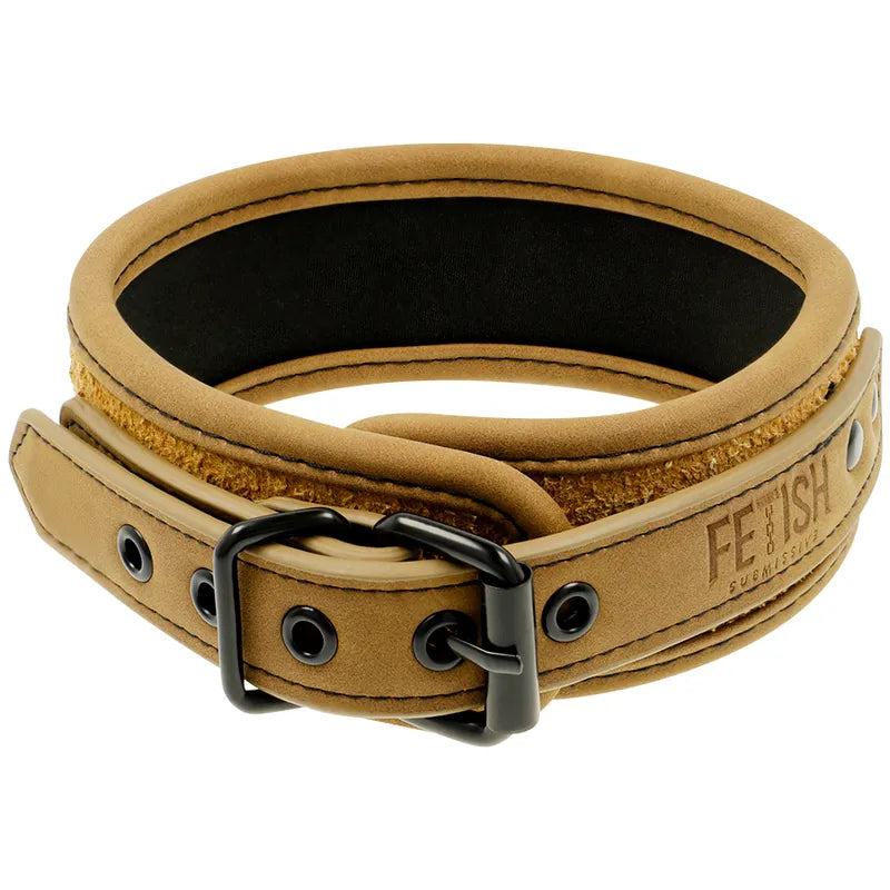 Ensemble Collier Et Menottes Bdsm Cuir Vegan