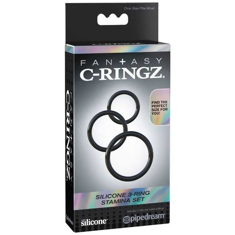 Ensemble D'Anneaux Pénien Silicone Débutant