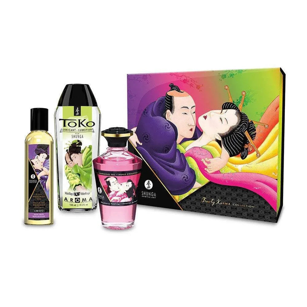 Ensemble Huile Massage Fruits Exotiques Sensuel