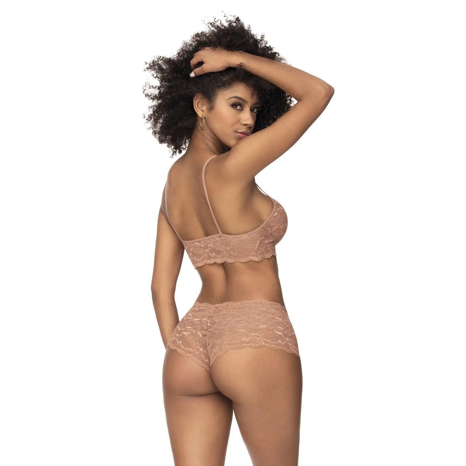 Ensemble Lingerie Grande Taille Rouge Mapalé Dentelle