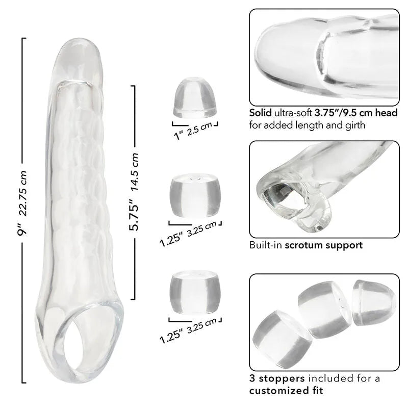 Extension Godemichet Transparent Performance