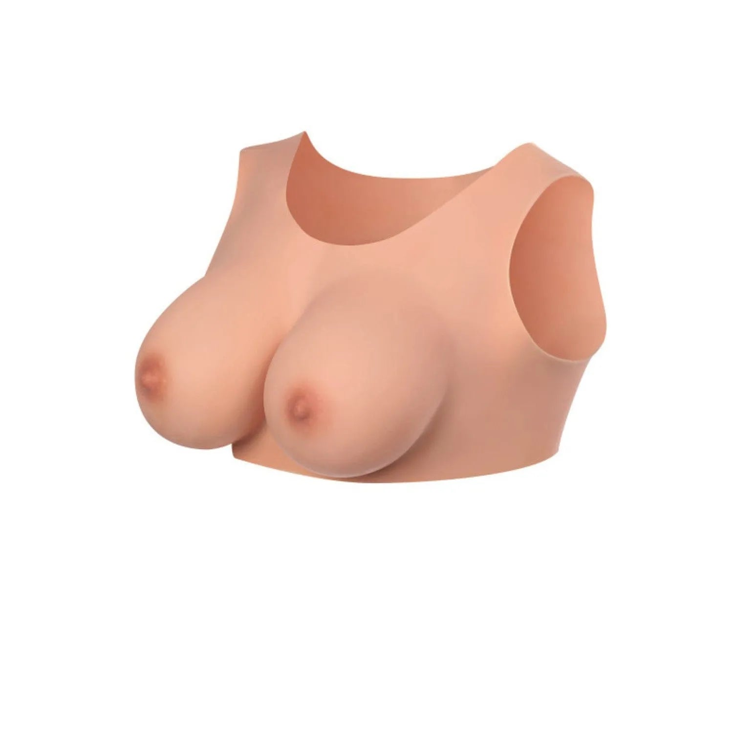Fausse Poitrine Silicone Réaliste Hypoallergénique Extensible