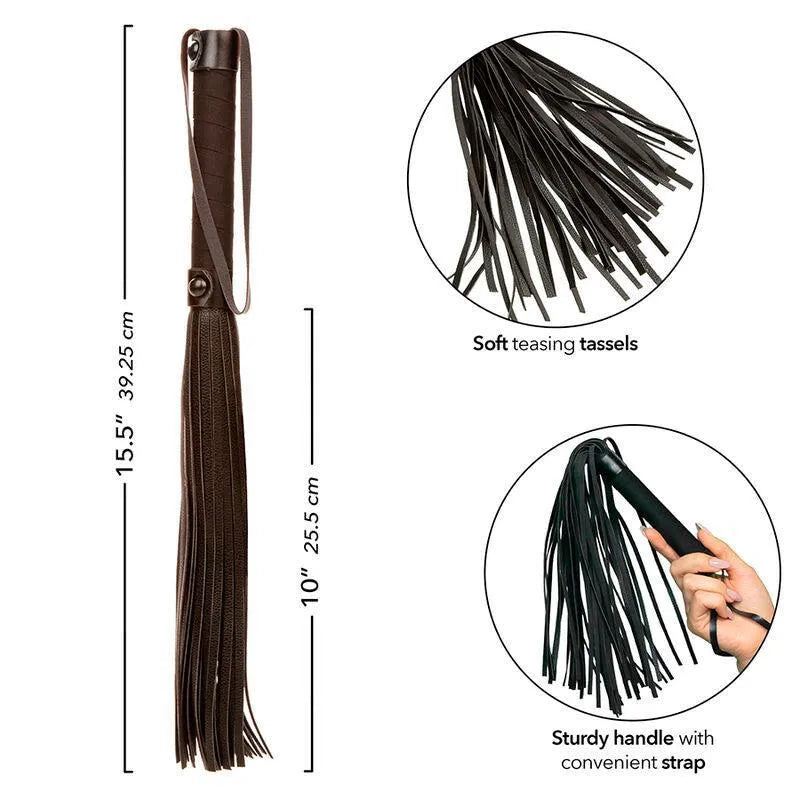 Fouet Érotique Avec Pompons Doux