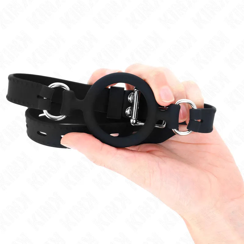 Gag Bdsm En Silicone Ajustable Et Coloré