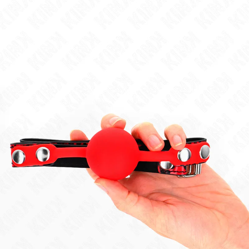 Gag Bdsm En Silicone Doux Et Ajustable