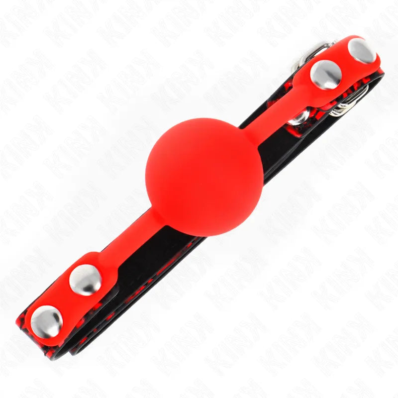 Gag Bdsm En Silicone Doux Et Ajustable