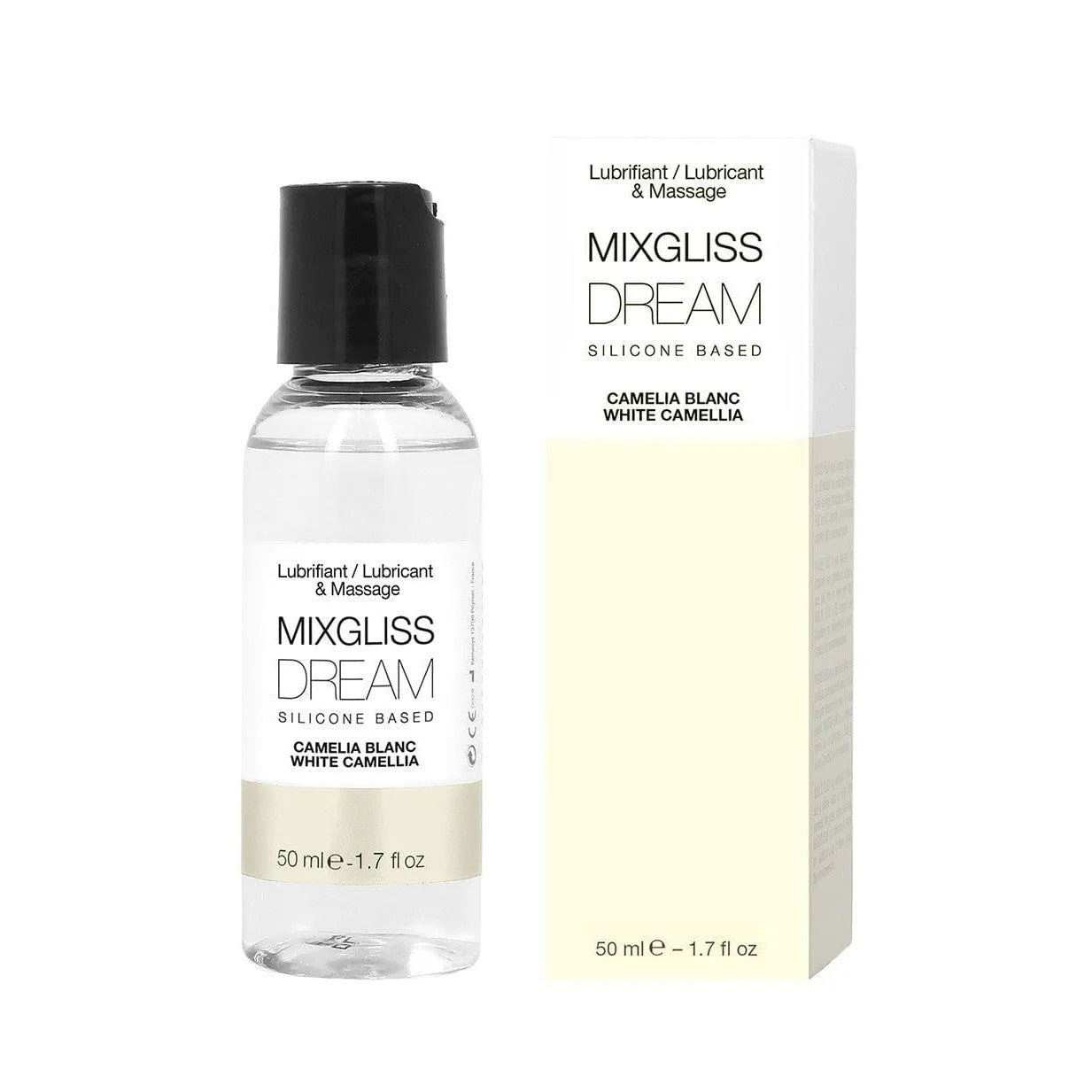 Gel De Massage Lubrifiant Silicone Camellia Blanc