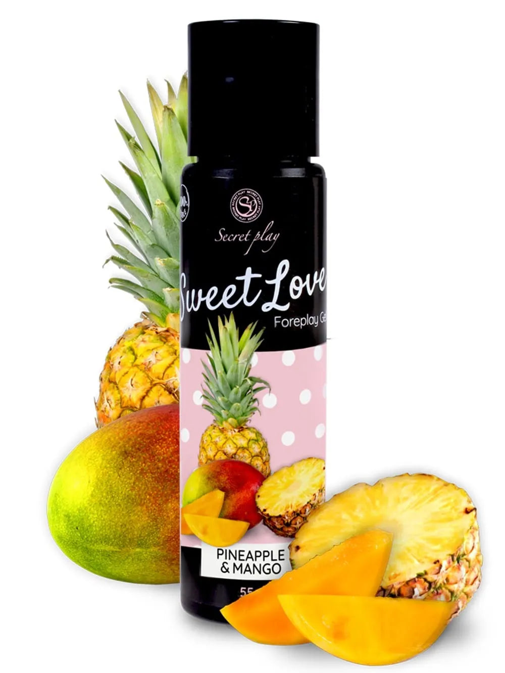 Gel Lubrifiant Comestible Ananas Mangue Érotique