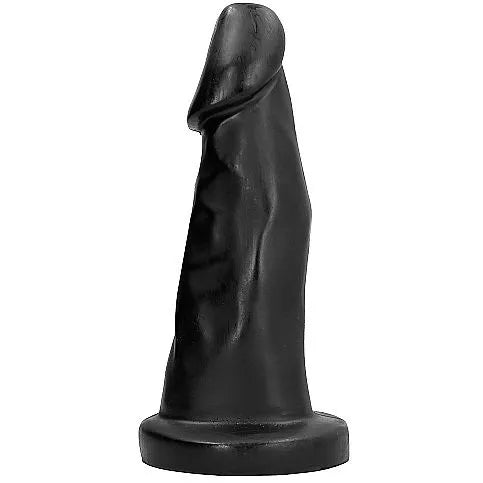 Gode All Black Courbes Légères Pvc Hypoallergénique