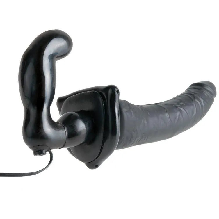 Gode-Ceinture Vibrant Courbé Pour Point G