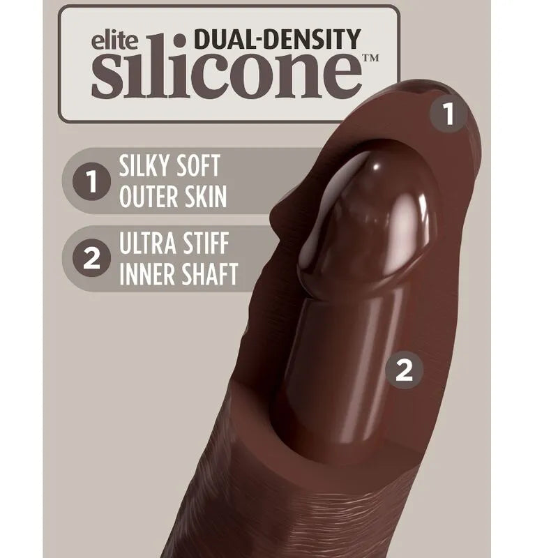 Gode En Silicone Double Densité Réaliste