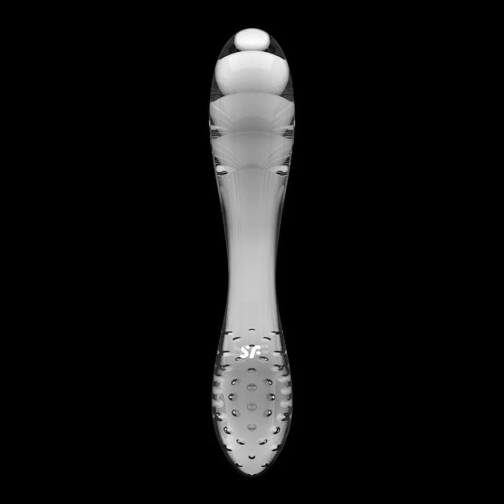 Gode En Verre Noir Stimulation Point G Unisexe