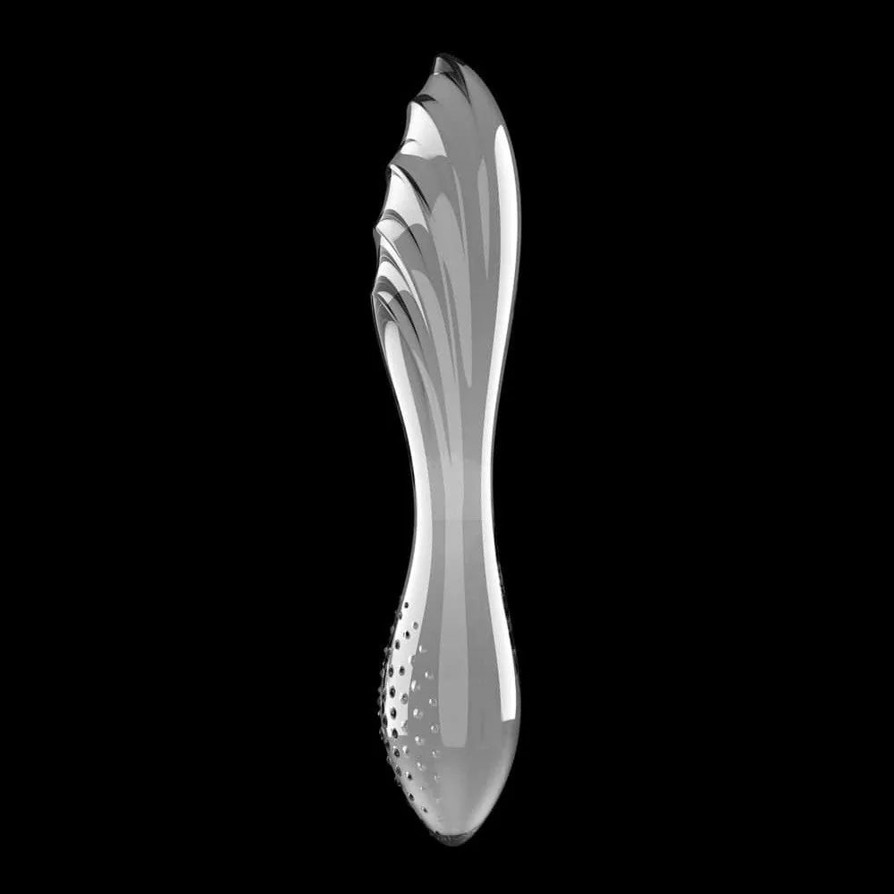 Gode En Verre Noir Stimulation Point G Unisexe