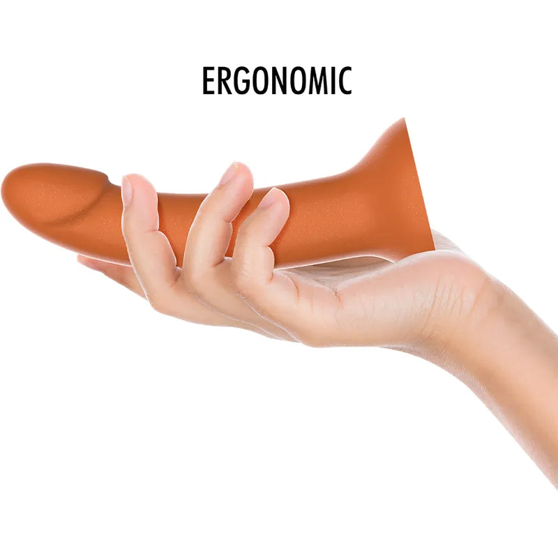 Gode Fantasy Silicone Doré Pegging