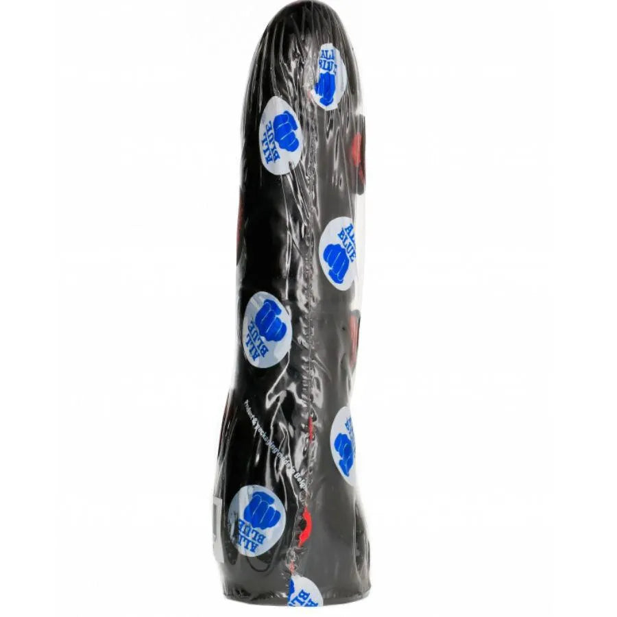 Gode Réaliste All Black Ergonomique 20 Cm