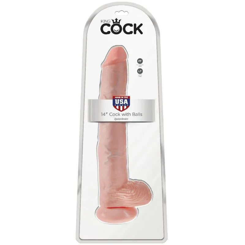 Gode Réaliste King Cock Ventouse Hypoallergénique