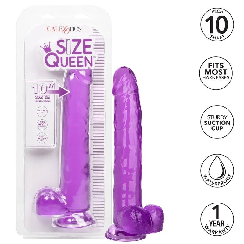 Gode Réaliste Tpr 10 Pouces Avec Ventouse