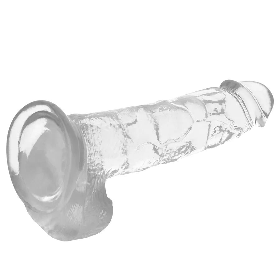 Gode Réaliste Transparent Flexible Hypoallergénique