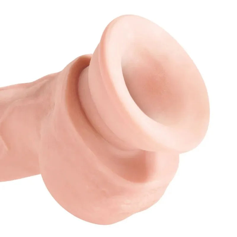 Gode Réaliste Triple Densité Ventouse 24,6 Cm