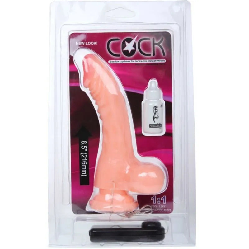 Gode Réaliste Ventouse Pvc Texturé