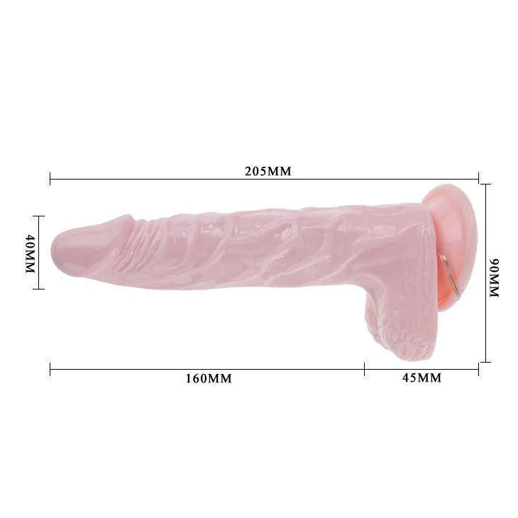 Gode Réaliste Vibrant À Ventouse Puissante