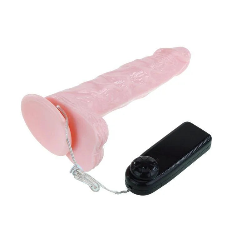 Gode Réaliste Vibrant À Ventouse Puissante