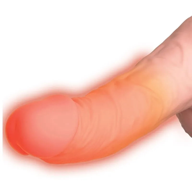 Gode Vibrant Chauffant Poussée Réaliste