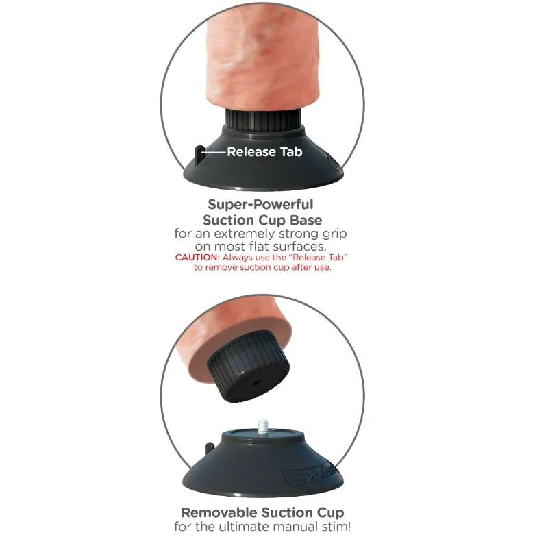 Gode Vibrant Réaliste Américain 23 Cm