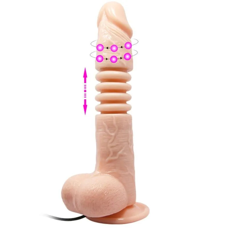 Gode Vibrant Réaliste Avec Ventouse Tpr