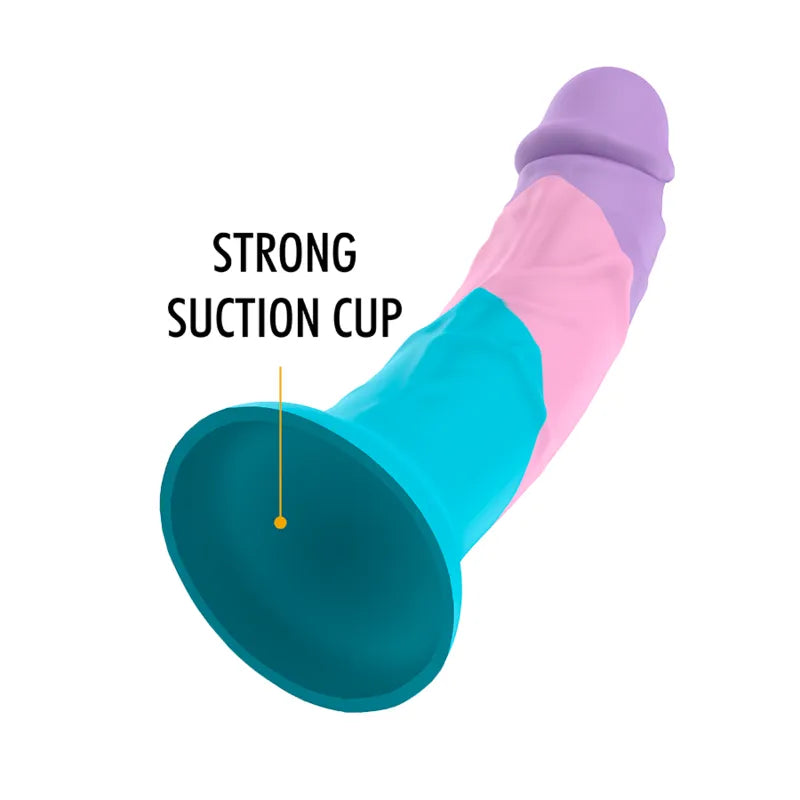 Godemichet Pastel Silicone Flexible Taille M