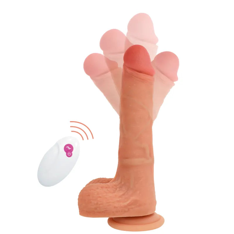 Godemichet Réaliste En Cyber Silicone Avec Télécommande