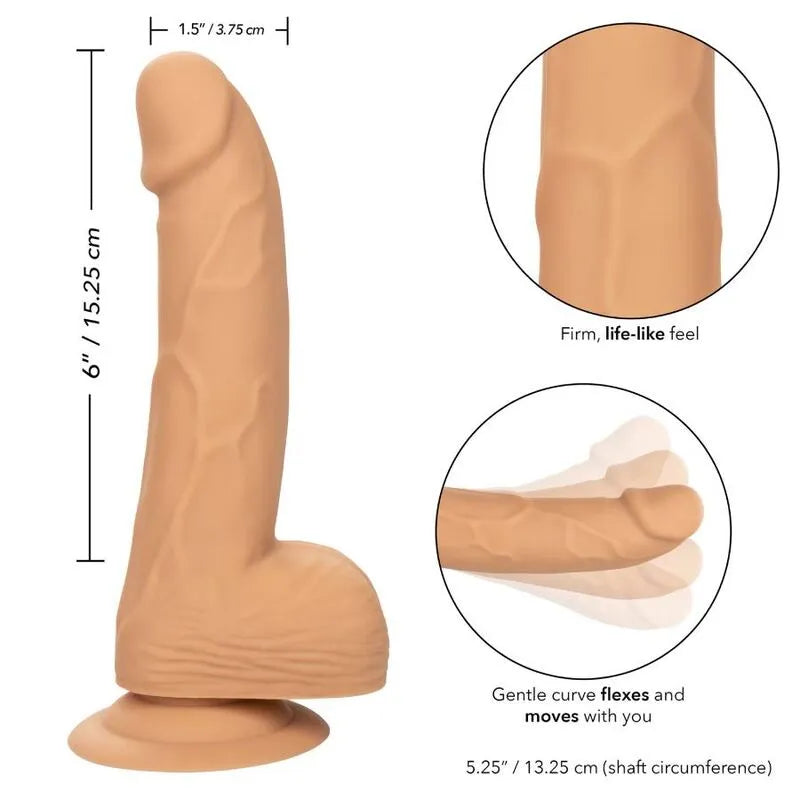 Godemichet Réaliste Silicone Ventouse 6 Pouces