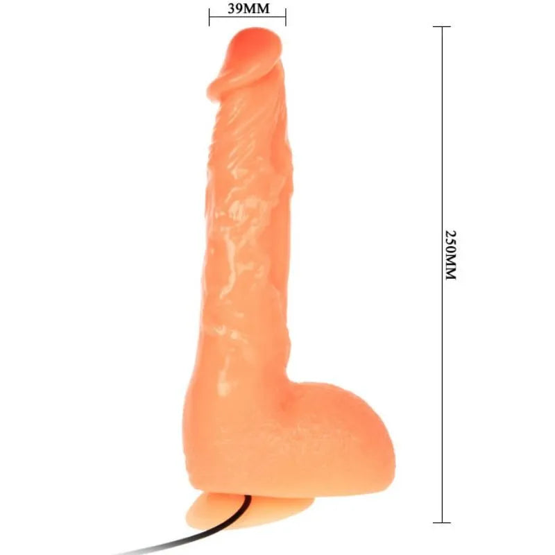 Godemichet Réaliste Ventouse Vibrations Multiples