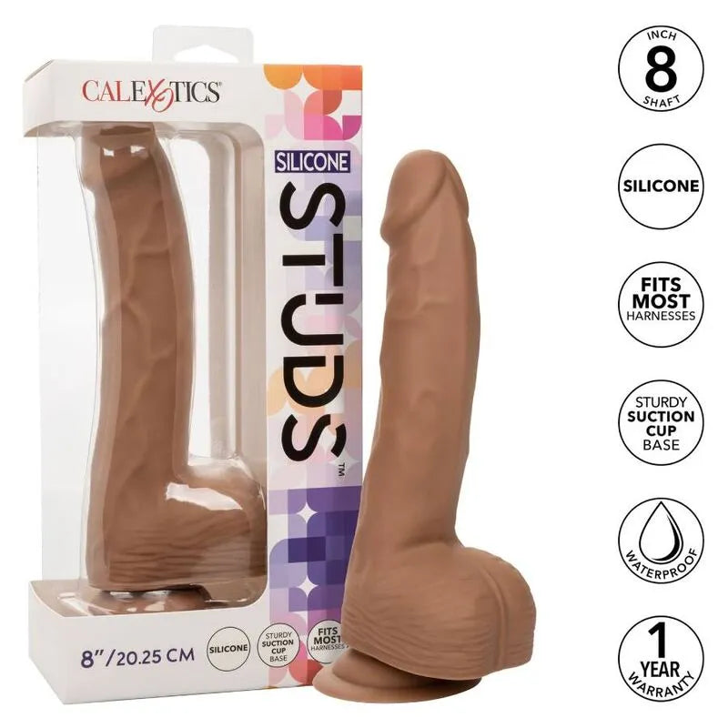Godemichet Silicone Réaliste Ventouse 8 Pouces