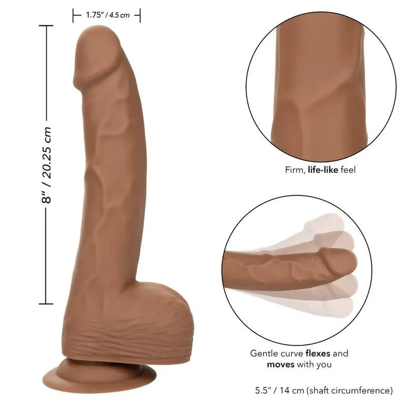 Godemichet Silicone Réaliste Ventouse 8 Pouces