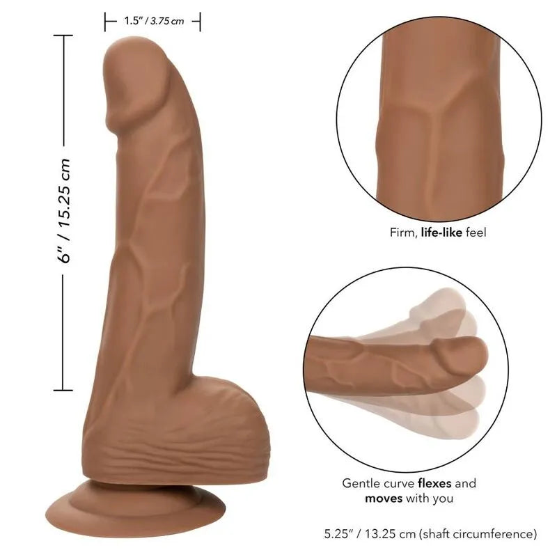 Godemichet Silicone Ventouse Réaliste 6 Pouces