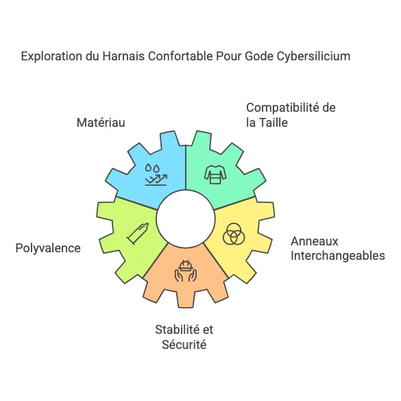 Harnais Confortable Pour Gode Cybersilicium