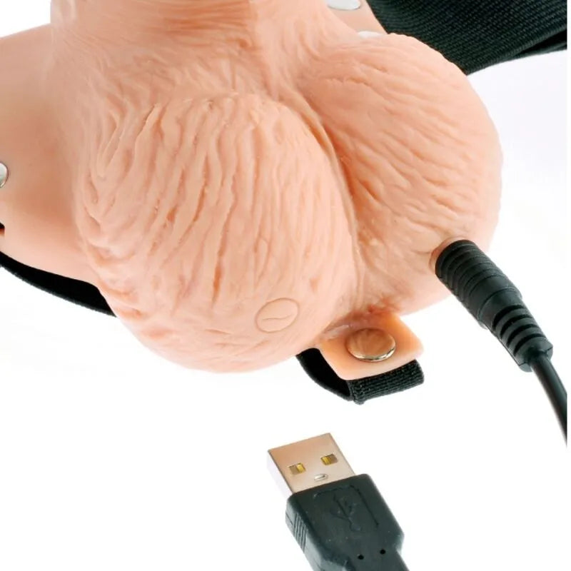 Harnais Creux Rechargeable Gode Réaliste