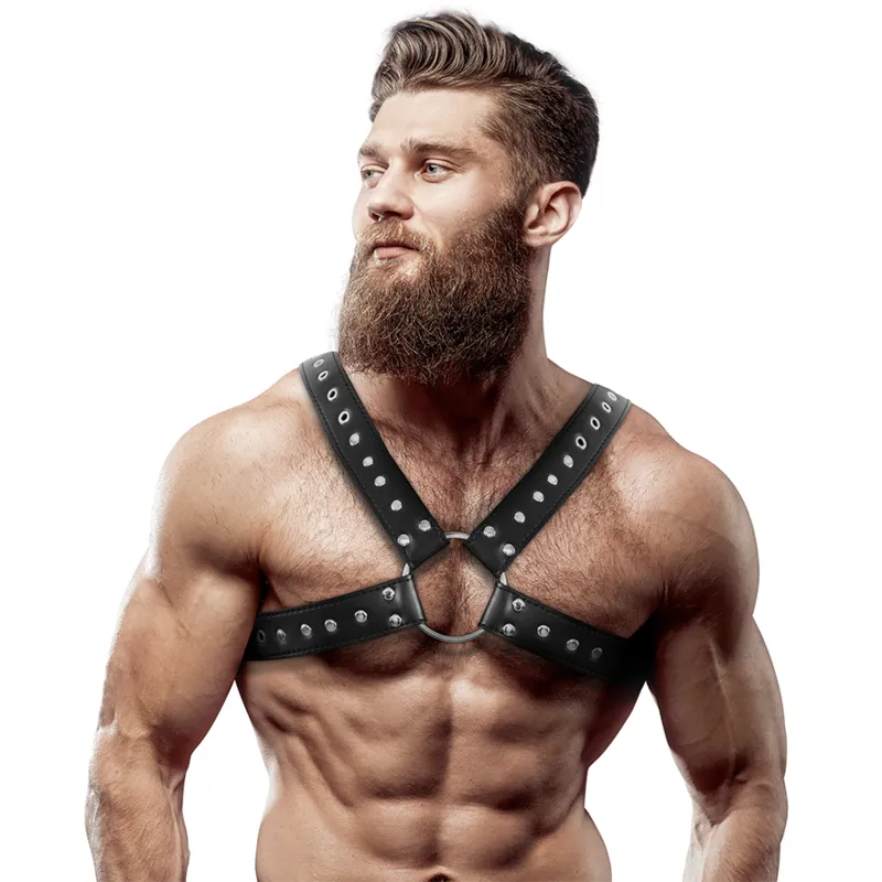 Harnais De Poitrine Cuir Végétalien Homme