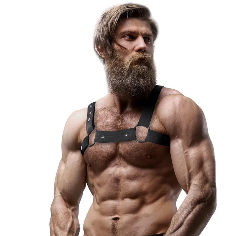 Harnais De Poitrine Cuir Végétalien Homme