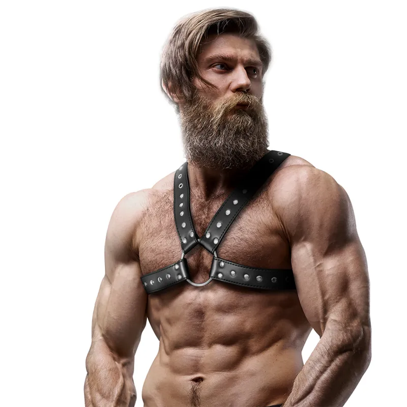 Harnais De Poitrine Cuir Végétalien Homme