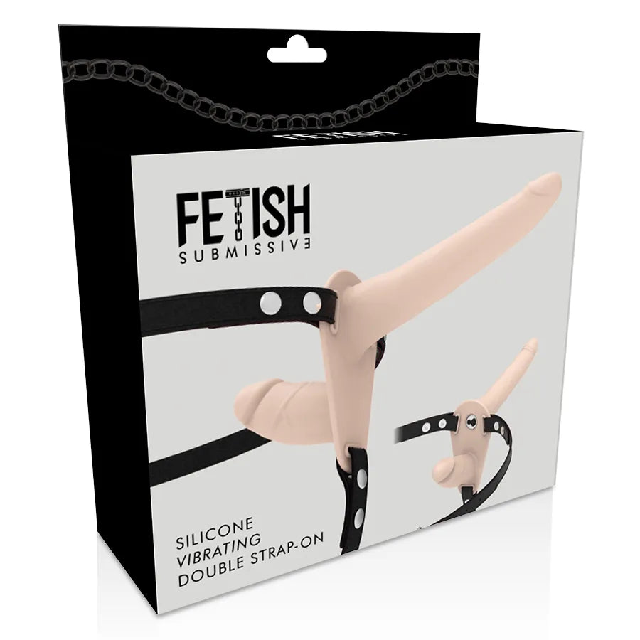 Harnais Double Pénétration Silicone Hypoallergénique Femmes